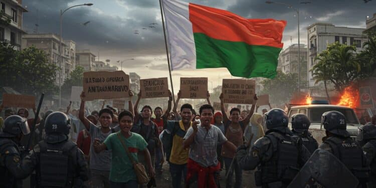 Madagascar : Crise et Manifestations Ébranlent Antananarivo - Viral Mag 04102025 À Antananarivo des milliers de jeunes défient le pouvoir dans une crise sans précédent Pourquoi cette révolte Que veut la Gen Z Lisez pour comprendre Viral Mag
