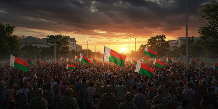 13102025   À Madagascar des milliers de manifestants défient le pouvoir soutenus par une partie de larmée Le président sexprimera ce soir mais que cache cette crise    Viral Mag