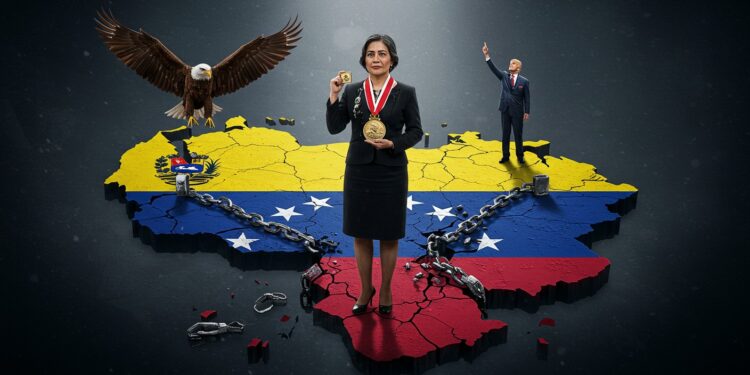 María Corina Machado Nobel Paix: Appel Audacieux à Trump - Viral Mag 10102025 Imaginez une femme bravant un régime oppressif récompensée par le Nobel de la Paix et tendant la main à un ancien président controversé pour sauver son pays María Corina Machado défie Maduro et appelle Trump à laide Mais cette alliance inattendue cache t elle un tournant décisif ou un nouveau risque pour le Venezuela Viral Mag