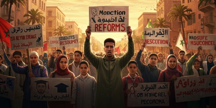 Maroc : 60 Voix Urgentes pour des Réformes Profondes - Viral Mag 08102025 La jeunesse marocaine se soulève pour exiger des réformes 60 personnalités interpellent le roi Quelles solutions face à la crise Lisez pour découvrir Viral Mag