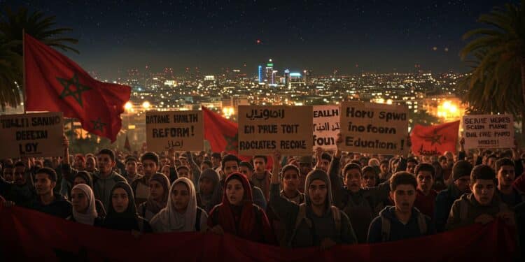 Maroc : La Jeunesse Exige Réformes et Justice - Viral Mag 07102025 Depuis dix jours la jeunesse marocaine se mobilise pour exiger santé et éducation de qualité Leur colère vise le gouvernement Que vont ils obtenir Viral Mag