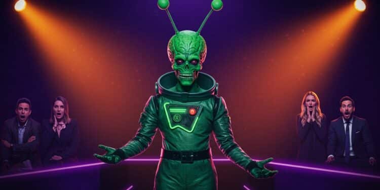 12102025   Dans lombre des masques de Mask Singer une élimination inattendue a secoué le plateau ce 11 octobre Qui se cachait derrière le DJ  Et si la Martienne avait un secret encore plus grand  Cliquez pour le scoop   Viral Mag