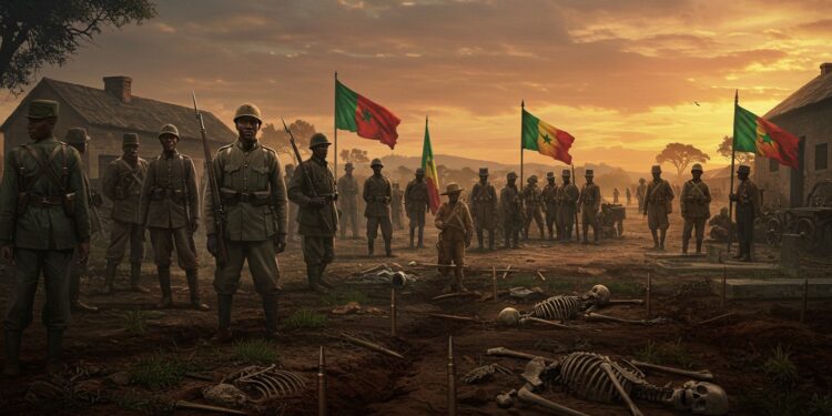 17102025   En 1944 au camp de Thiaroye des tirailleurs africains réclamaient justice et soldes Larmée française a tiré prémédité et camouflé Un rapport révèle 300 400 morts au lieu de 35 Des squelettes avec balles exhumés Et la France réagit comment aujourdhui   Viral Mag