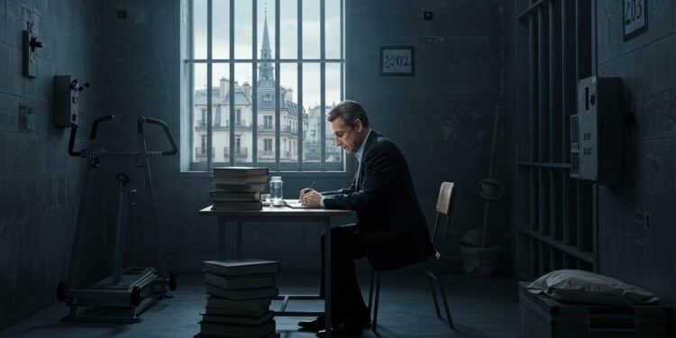 Nicolas Sarkozy En Prison : Son Quotidien Révélé - Viral Mag Découvrez le quotidien de Nicolas Sarkozy à la prison de la Santé  lecture écriture sport et isolement Pascal Praud livre des confidences exclusives sur cette période difficile   Viral Mag