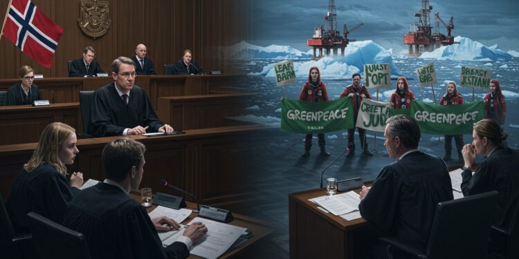 Norvège Face à la CEDH pour Permis Pétroliers Arctiques - Viral Mag La CEDH examine si la Norvège a violé les droits humains en accordant des permis pétroliers en Arctique sans étude dimpact climatique Décision imminente après une longue bataille judiciaire   Viral Mag
