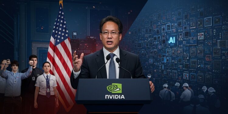 Nvidia Alerte : Bloquer la Chine Nuit aux USA - Viral Mag Découvrez pourquoi Jensen Huang PDG de Nvidia affirme que priver la Chine de puces IA affaiblit les États Unis Analyse des enjeux géopolitiques et technologiques cruciaux   Viral Mag