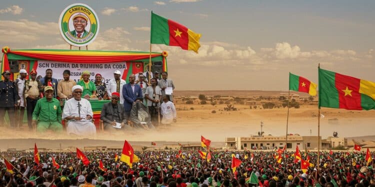 07102025   À cinq jours de lélection Paul Biya 92 ans brise le silence à Maroua Que cache son retour  Les enjeux du scrutin du 12 octobre vont ils bouleverser le Cameroun  Cliquez pour tout savoir   Viral Mag