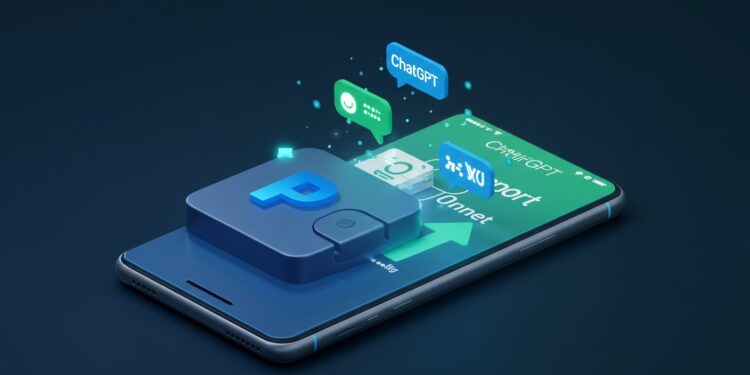 PayPal Révolutionne ChatGPT avec Paiements Intégrés - Viral Mag Découvrez comment PayPal sassocie à OpenAI pour intégrer les paiements dans ChatGPT Une fusion AI fintech qui simplifie les achats et booste le commerce en ligne dès 2026   Viral Mag