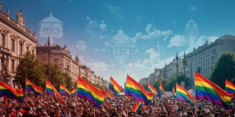 Pécs : Une Marche des Fiertés Défie l’Interdiction - Viral Mag 04102025 À Pécs 8 000 personnes défilent pour la Pride malgré linterdiction Une lutte pour les droits humains qui défie le gouvernement Que va t il se passer ensuite Viral Mag