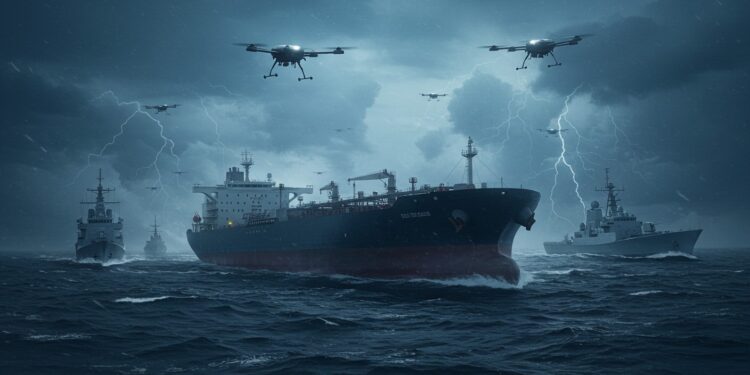 Pétrolier Russe Arraisonné : Mystère des Drones Danois - Viral Mag 02102025 Un pétrolier russe arraisonné au large de la France pourrait être lié à des drones suspects au Danemark Une enquête est en cours mais que cache ce navire Cliquez pour tout savoir Viral Mag