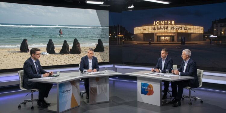 Matthieu Delormeau choque en évoquant des photos de femmes voilées Cyril Hanouna recadre en direct Découvrez les tensions autour de la laïcité et du film Sacré Coeur   Viral Mag