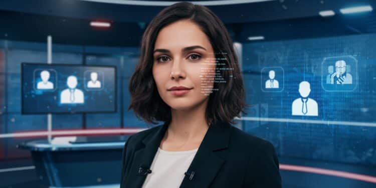 Présentatrice IA Révolutionne Journalisme Télévisé - Viral Mag 21102025 Imaginez une présentatrice parfaite à lécran qui révèle à la fin Je nexiste pas Une chaîne britannique vient de diffuserAnalysant la requête La demande porte sur la génération dun article de blog en français basé sur un article original concernant une présentatrice IA dans un documentaire britannique un documentaire choc sur lIA et les emplois menacés Mais qui est vraiment derrière cette voix Cliquez pour tout savoir Viral Mag