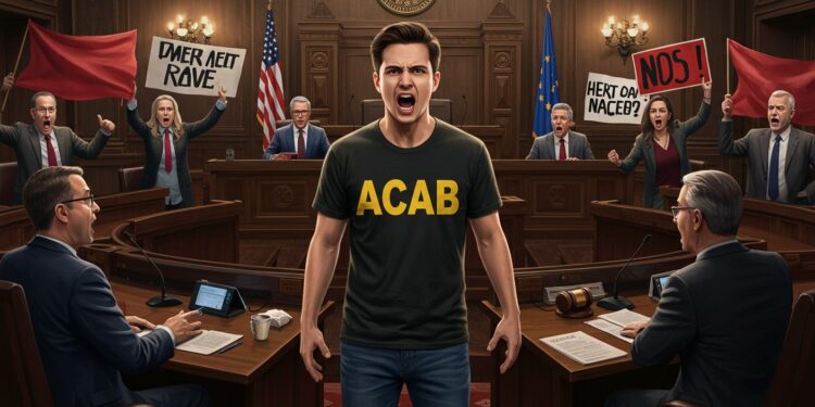 09102025   Un élu de Lausanne fait scandale avec un t shirt ACAB lors dune séance communale Entre liberté dexpression et provocation où est la limite  Découvrez laffaire qui secoue la ville   Viral Mag