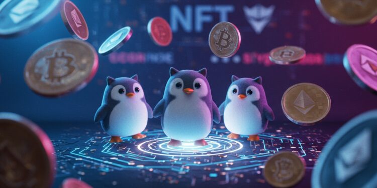 11102025   Les ventes NFT chutent de 34  mais Pudgy Penguins et DX Terminal résistent Quels secrets expliquent leur succès dans ce marché en crise  Lisez pour découvrir   Viral Mag