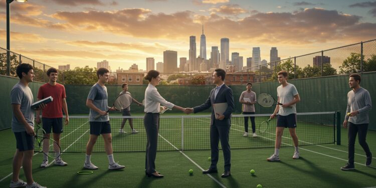 11102025   Le tennis peut il ouvrir les portes de lemploi  Une initiative unique mêle raquettes et entretiens pour aider les jeunes à décrocher un job Découvrez comment   Viral Mag