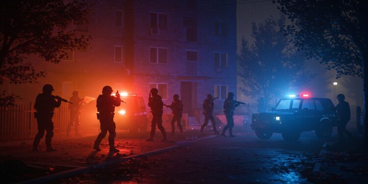 Saint-Lô : Fusillade Dramatique Lors d’une Opération Policière - Viral Mag 13102025 À Saint Lô une opération anti drogue tourne au drame un homme ouvre le feu sur la police et finit grièvement blessé Que sest il passé dans ce quartier sous tension Viral Mag