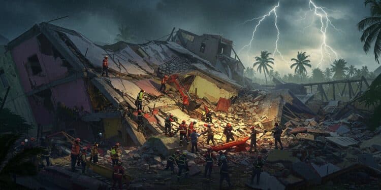 02102025   Un séisme dévastateur frappe les Philippines laissant 72 morts et des milliers de sans abri Comment les secours sorganisent ils face à cette tragédie  La suite va vous surprendre   Viral Mag