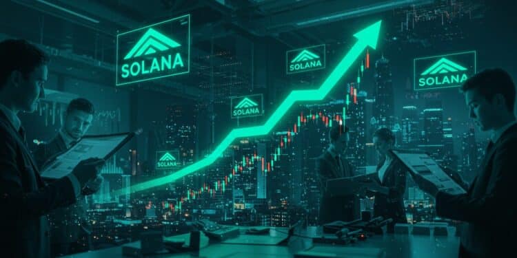 Solana Va-t-elle S’envoler avec l’Arrivée des Gros Investisseurs ? - Viral Mag 01102025 Solana grimpe à 217 $ avec un soutien institutionnel massif Un rallye est il imminent Les signaux techniques salignent mais que réserve le marché Cliquez pour le savoir Viral Mag