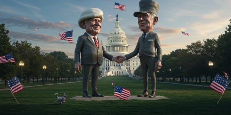 03102025   Une statue de Trump et Epstein main dans la main réinstallée près du Capitole fait scandale Qui est derrière cette œuvre provocante et pourquoi divise t elle autant  Cliquez pour le découvrir   Viral Mag