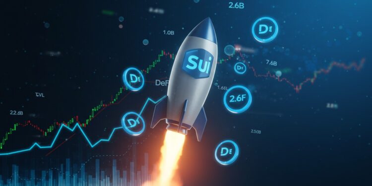 09102025   Le TVL de Sui explose à 26 milliards de dollars un record qui fait trembler le marché DeFi Le prix SUI stagne t il avant un envol spectaculaire  Avec des lancements imminents et des partenariats majeurs la hype monte   Viral Mag