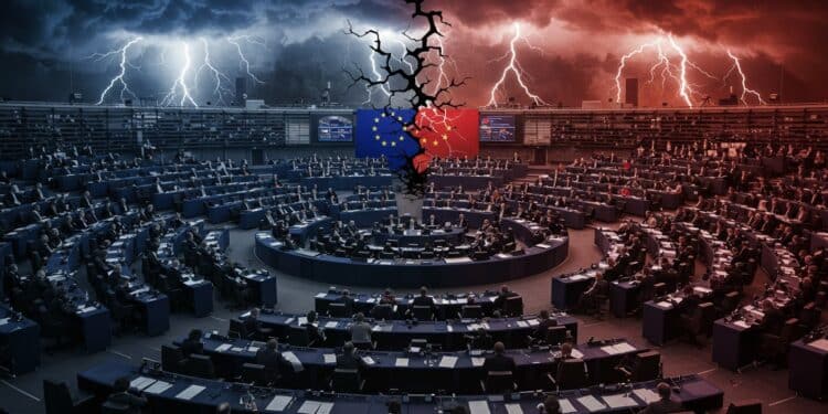 Tensions au Parlement Européen : Une Majorité Fragilisée - Viral Mag 06102025 Le Parlement européen senlise dans des tensions croissantes Motions de censure invectives et divisions menacent la coalition Que va t il se passer Viral Mag