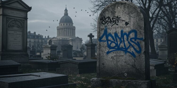 09102025   La tombe de Robert Badinter icône de la justice a été vandalisée avant son entrée au Panthéon Un acte qui choque la France Que révèle cette profanation    Viral Mag