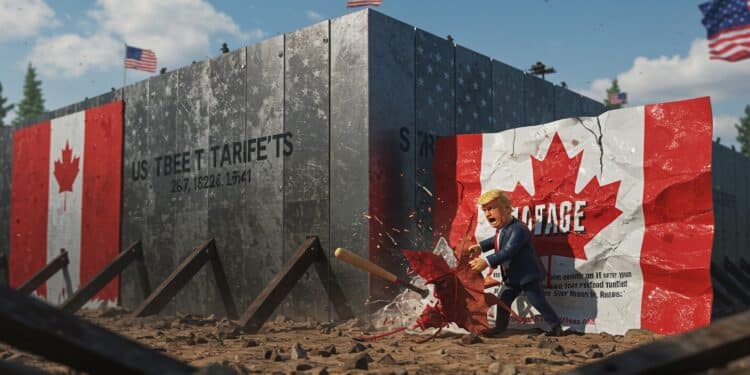 Trump Augmente Droits Douane Canada Après Pub Offensive - Viral Mag Découvrez comment une simple publicité ontarienne a provoqué la fureur de Trump menant à une hausse de 10 des droits de douane sur le Canada Impacts économiques et tensions bilatérales analysés en détail   Viral Mag