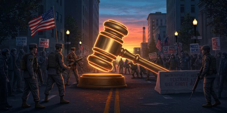 Trump Bloqué À Portland Par La Justice - Viral Mag Découvrez le nouveau revers judiciaire de Donald Trump à Portland  la Garde nationale reste au sol face aux manifestations anti ICE Analyse complète des enjeux   Viral Mag