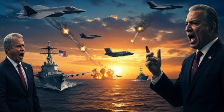 Trump Dément Frappes au Venezuela - Viral Mag Découvrez les déclarations de Trump sur le Venezuela le renforcement militaire US et les accusations de Maduro Tension maximale dans les Caraïbes   Viral Mag