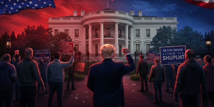 Trump Met en Doute Arriérés Salaire Fonctionnaires - Viral Mag 07102025 Donald Trump remet en cause les arriérés de salaire pour les fonctionnaires touchés par le shutdown Plus de 700 000 personnes au chômage technique et des menaces de licenciements planent Que va t il se passer si Viral Mag