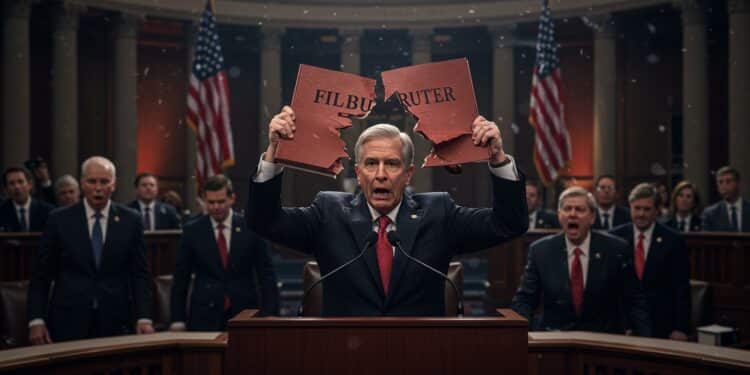 Trump Veut Supprimer le Filibuster au Sénat - Viral Mag Face à la paralysie budgétaire Donald Trump exhorte les républicains à activer loption nucléaire pourAnalysant la requête  La demande consiste à générer un article de blog en français sur lappel de Donald Trump pour modifier le règlement du Sénat américain face à la paralysie budgétaire abolir le filibuster Décryptage dune crise qui menace 42 millions dAméricains   Viral Mag