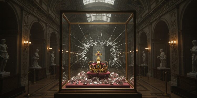 19102025   Un vol spectaculaire au Louvre fait disparaître des joyaux inestimables en 7 minutes Une couronne impériale endommagée retrouvée mais les voleurs courent toujours   Viral Mag