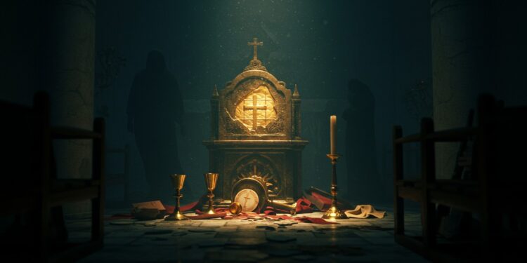 17102025   Trois hommes arrêtés pour des vols dans des églises du Nord Calices et ciboires dérobés certains fondus Que révèle cette affaire sur la protection de notre patrimoine  Lisez pour en savoir plus   Viral Mag