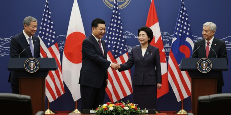 Xi Jinping Rencontre Leaders Canadien Japonais Après Trump - Viral Mag Xi Jinping discute trêve commerciale avec Trump puis rencontre premiers ministres canadien et japonais à lAPEC Tensions accords douaniers et enjeux sécuritaires en Asie Pacifique   Viral Mag