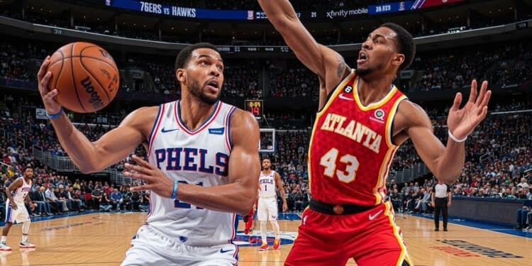 Découvrez lavant match passionnant entre les Philadelphia 76ers et les Atlanta Hawks pour la saison NBA 2025 2026 Analyses enjeux et pronostics pour ce choc à lXfinity Mobile Arena   Viral Mag