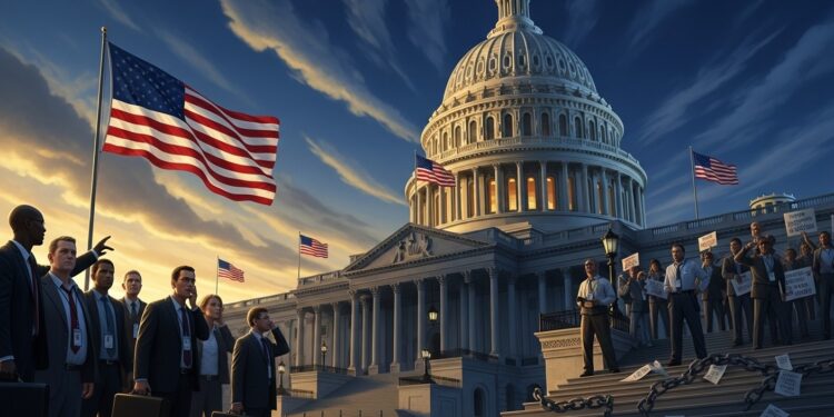 Découvrez laccord au Sénat pour stopper le shutdown record de 40 jours aux USA Financements salaires rétroactifs et aides vitales en jeu avant vote crucial   Viral Mag