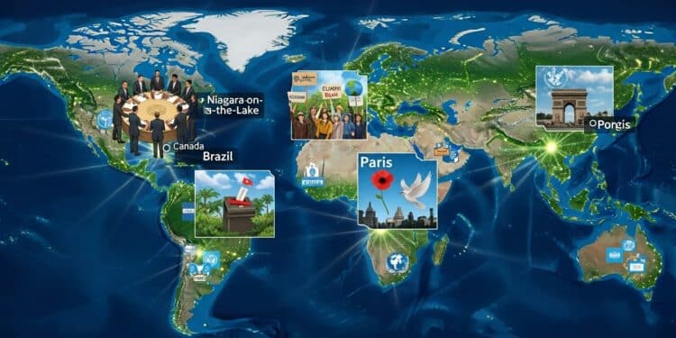 Découvrez les grands événements mondiaux du 11 au 19 novembre 2025  COP30 G7 élections commémorations et sommets diplomatiques Un tour dhorizon captivant des actualités internationales   Viral Mag