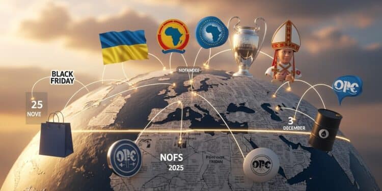 Découvrez les grands rendez vous mondiaux de la semaine  guerre en Ukraine UE Afrique Black Friday Ligue des champions visites papales et procès historiques Tout ce qui va marquer lactualité du 25 novembre au 3 décembre 2025   Viral Mag