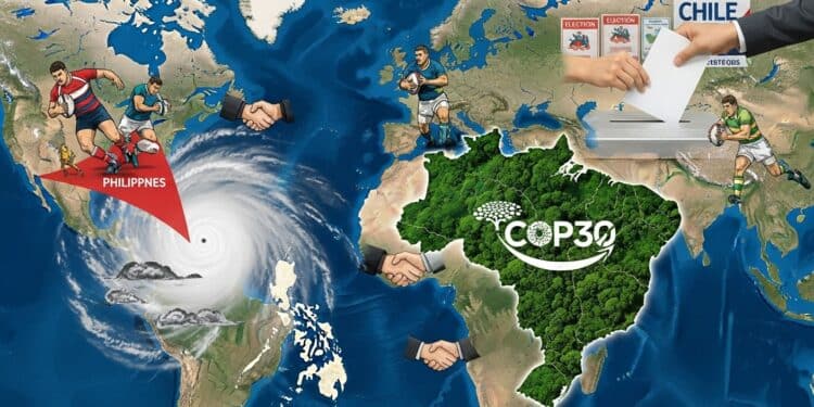 Agenda Mondial Explosif du 8 au 16 Novembre 2025 - Viral Mag Découvrez les événements clés de la semaine COP30 typhon aux Philippines élections au Chili rugby international et bien plus Un tour dhorizon captivant des actualités mondiales du 8 au 16 novembre 2025 Viral Mag