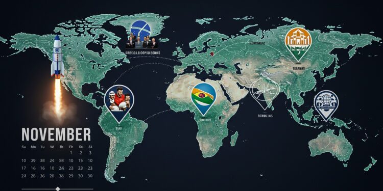 Découvrez les événements majeurs du 2 au 10 novembre 2025  élections sommets climatiques lancements spatiaux et sports Un tour dhorizon captivant des actualités internationales   Viral Mag