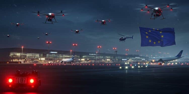 Alerte Drones Berlin: Vols Suspendus Deux Heures - Viral Mag Découvrez lincident drones à laéroport de Berlin qui a paralysé les vols près de deux heures Menace russe suspectée Europe renforce défenses antidrones   Viral Mag