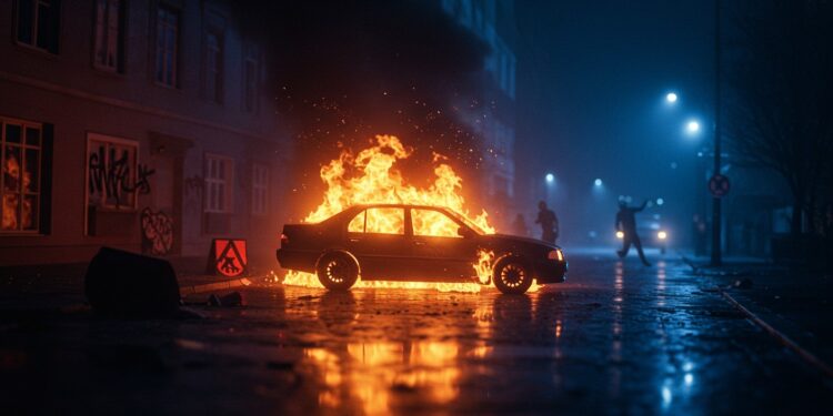 Allemagne : Voiture AfD Incendiée par Antifas - Viral Mag Découvrez lincendie criminel de la voiture dun député AfD à Hambourg revendiqué par des antifas Une attaque qui soulève des questions sur la violence politique en Allemagne   Viral Mag