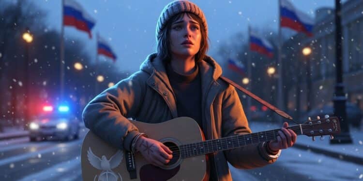 Diana Loguinova 18 ans emprisonnée trois fois pour ses chants pacifistes à Saint Pétersbourg est enfin libre et a quitté la Russie Une histoire poignante de courage face à la répression   Viral Mag