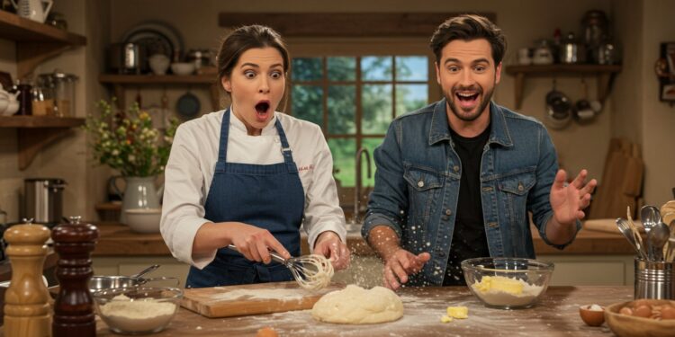 Découvrez le moment hilarant où Bénabar fait une gaffe culinaire inattendue avec Stéphanie Le Quellec dans Un dimanche à la campagne provoquant un fou rire mémorable sur France 2   Viral Mag