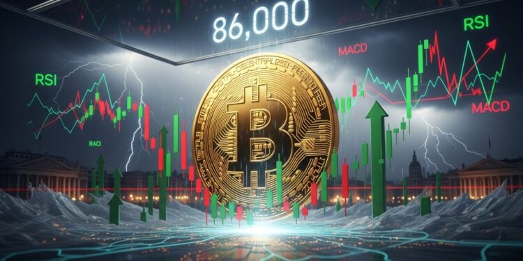 Bitcoin stagne autour des 86 000 $ malgré un rebond RSI et MACD envoyent des signaux opposés tandis que les institutions accélèrent en Europe Analyse complète du moment clé que traverse BTC   Viral Mag