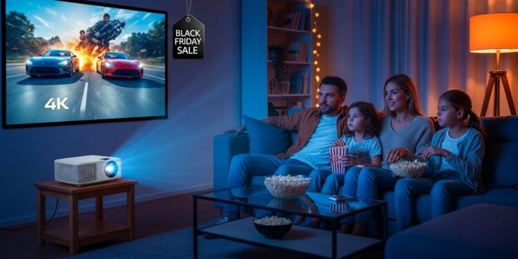 Black Friday : Vidéoprojecteur Wielio Compact À Moins De 100 Euros - Viral Mag Découvrez le vidéoprojecteur Wielio compact noté 495 en promo Black Friday à 9999 euros Idéal pour cinéma maison travail ou jeux avec Android 11 et support 4K Profitez de cette offre limitée Viral Mag