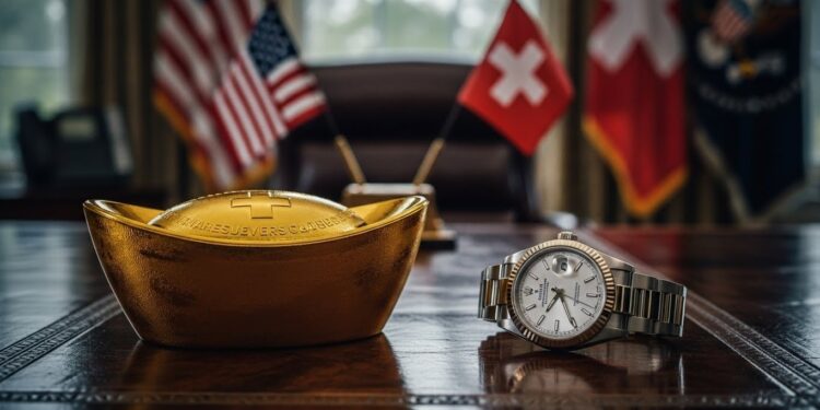 Cadeaux à Trump : Enquête Pénale en Suisse - Viral Mag Deux députés verts suisses saisissent la justice après les cadeaux luxueux offerts à Donald Trump par des patrons helvétiques Rolex et lingot dor au cœur dune possible affaire de corruption internationale Viral Mag