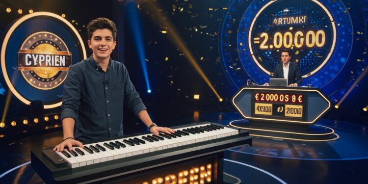 Découvrez le parcours fulgurant de Cyprien le nouveau Maître de midi avec une cagnotte dépassant les 200 000 euros ce 3 novembre Passion musique vie privée et défis à venir   Viral Mag