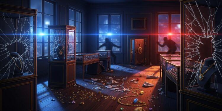 Cambriolage Audacieux à Bayeux : 100 000 € de Bijoux Volés - Viral Mag Découvrez le cambriolage spectaculaire de lhôtel des ventes de Bayeux où plus de 100 000 € de bijoux et dor ont disparu Une vente promise à un succès éclatante brutalement interrompue par des voleurs audacieux Viral Mag