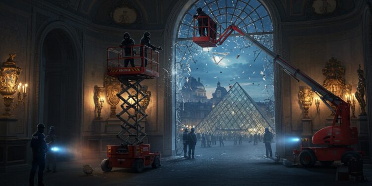 Casse Audacieux au Louvre : Quatre Mis en Examen - Viral Mag Découvrez les détails choc du vol au Louvre  quatre suspects inculpés un Algérien parmi eux bijoux royaux disparus Enquête explosive et profils troublants révélés   Viral Mag